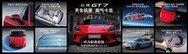 满配华为乾崑智能科技 启境GT7预售21.99万元起