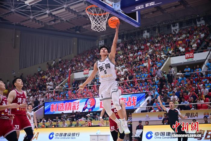 粤BA常规赛第九轮东莞队大胜清远队 坐稳东区头名